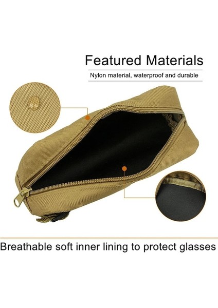 Haki-Taktik Naylon Açık Güneş Gözlüğü Durumda Taşınabilir Fermuar Molle Edc Kılıfı Kamp Gözlüğü Kutusu Bel Askeri Avcılık Asılı Çanta (Yurt Dışından) indirimleri