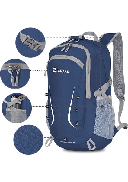 Diğer-Siyah 35L Hafif Paketlenebilir Küçük Sırt Çantası Katlanır Su Geçirmez Caming Yürüyüş Sırt Çantası Kadın Erkek Için Açık Seyahat Çantası (Yurt Dışından)