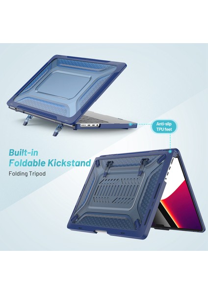 14 Inç Koyu Mavi Notebook Çantası (Yurt Dışından)