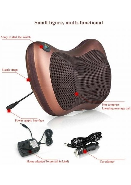 Pakistan'da Yüksek Kaliteli Elektrikli Bel Boyun Sırt Masajı Yastık Masajı (Yurt Dışından) fiyatları