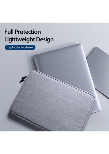 15.5 Inç Açık Gri Notebook Çantası (Yurt Dışından)