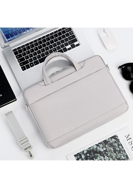 14 Inç Gri Notebook Çantası (Yurt Dışından)