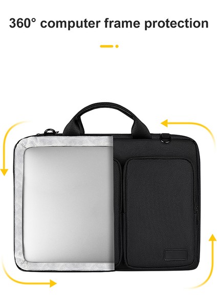 15.6 Inç Siyah Notebook Çantası (Yurt Dışından)