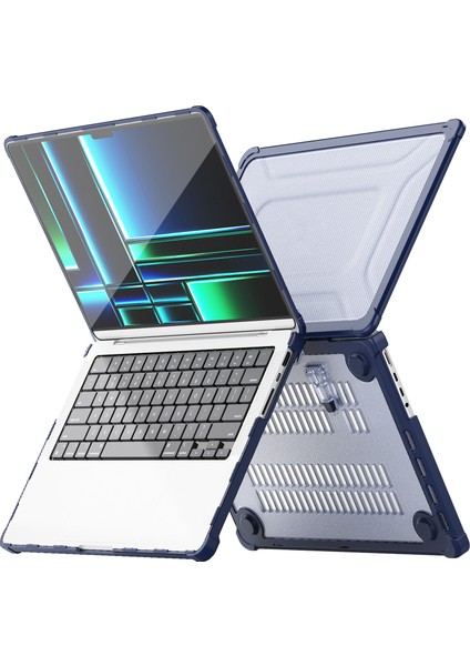 14 Inç Koyu Mavi Notebook Çantası (Yurt Dışından)