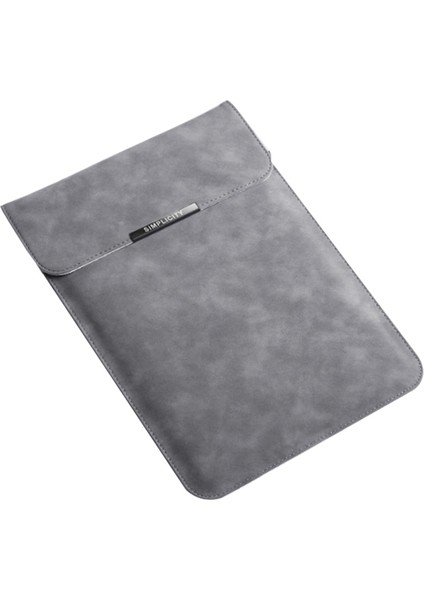 15 Inç Gri Notebook Çantası (Yurt Dışından)