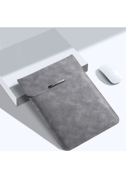15 Inç Gri Notebook Çantası (Yurt Dışından)