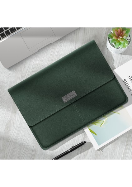 13 Inç Yeşil Notebook Çantası (Yurt Dışından)