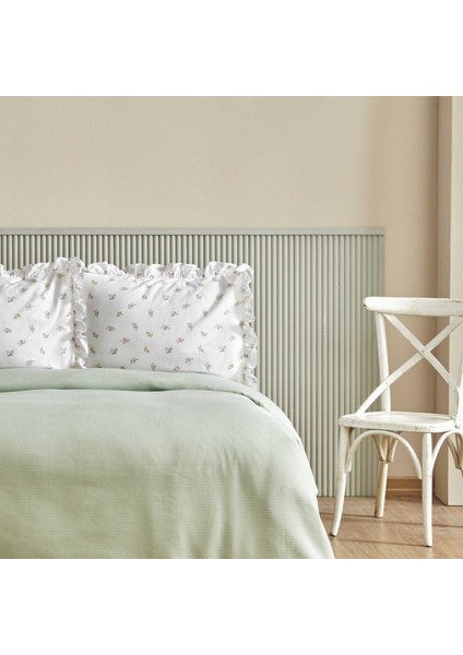 Lidya Pamuk Tek Kişilik Pike Takımı Yeşil fiyatları