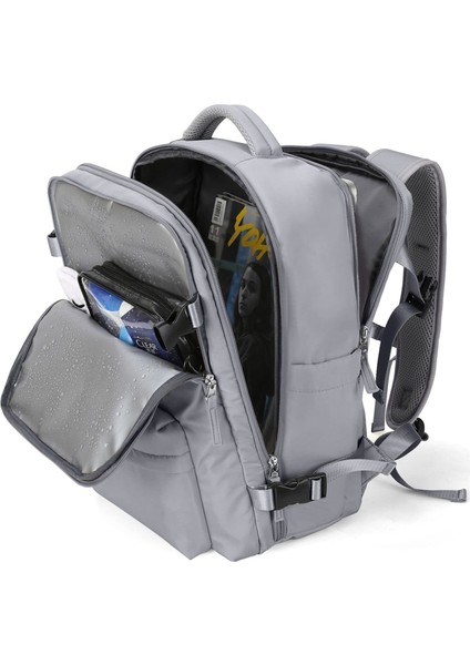 Tengyueda Erkek ve Kadın Seyahat Sırt Çantası Büyük Kapasiteli Çok Fonksiyonlu Öğrenci Seyahat Sırt Çantası (Yurt Dışından)