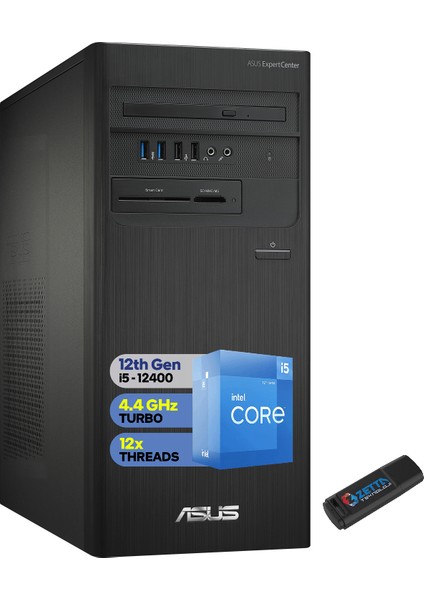 Expertcenter D7 Tower D700TD Intel Core I5 12400 32GB 512GB SSD WINDOWS11PRO Masaüstü Bilgisayar 5124000700P11+ZETTAUSBBELLEK