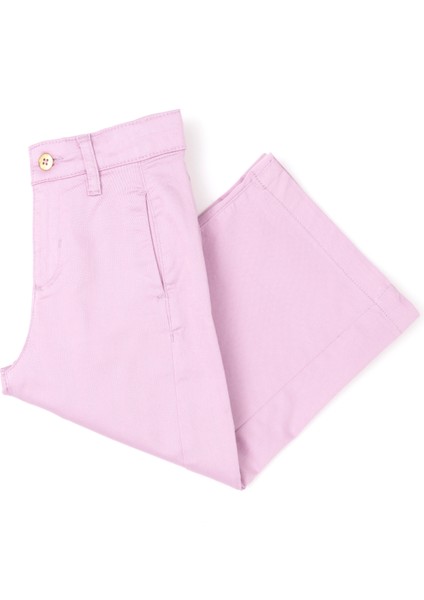 U.S. Polo Assn. Kız Çocuk Pembe Pantolon (Kanvas-Chino) 50282935-VR041