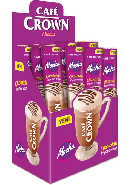 Cafe Crown Çikolatalı Mocha 17 Gr. x 24 Adet