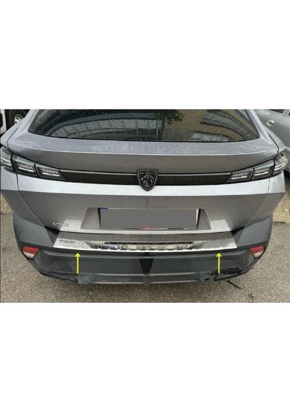 Peugeot 408 Krom Set 2022> 2 Parça Paslanmaz Çelik (Arka Tampon + Bagaj Iç Eşiği) indirimleri