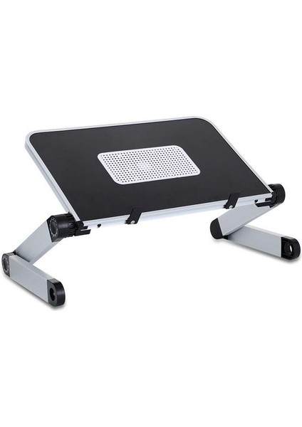 Ayarlanabilir Katlanabilir Dizüstü Bilgisayar Masası Soğutucu Fanlı Macbook Stand