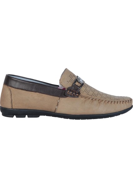 351V Nubuk %100 Deri Erkek Klasik Loafer Ayakkabı