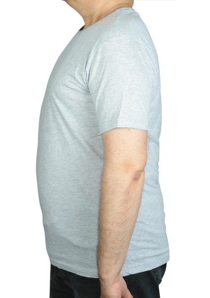 Erkek Battal Beden Bisiklet Yaka Tshirt 51645 fiyatları