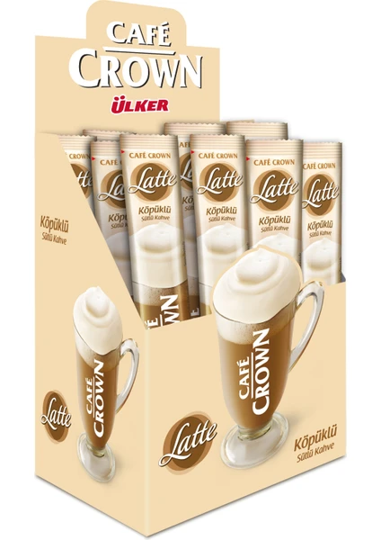 Cafe Crown Latte Kahve 17 Gr. x 24 Adet