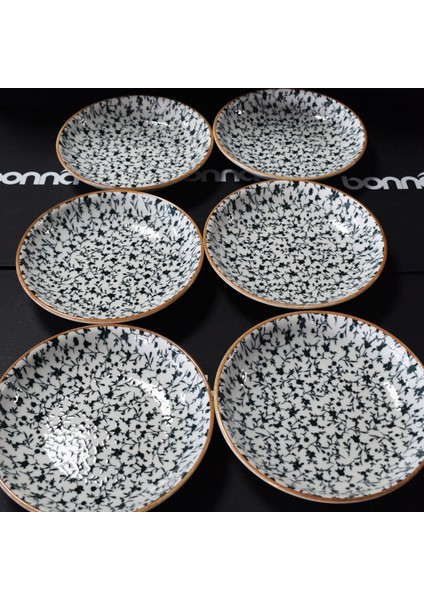 Porselen Calif Serisi 6'lı 20 cm Çukur Yemek Tabağı fırsatları