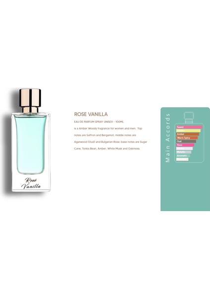Rose Vanilla Unisex Parfüm 65 ml fiyatları
