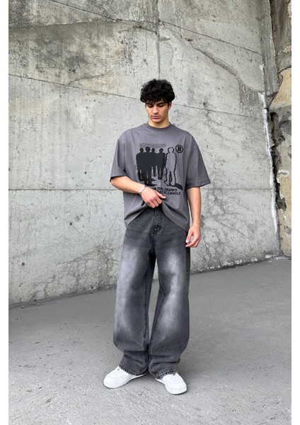 Basic Acid Wash Baggy Jean