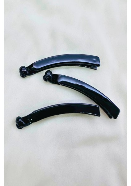 3 Adet Küçük Kalite Muz Toka Siyah