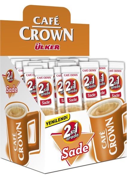 Cafe Crown 2'si 1 Arada Sade 11 Gr. x 24 Adet