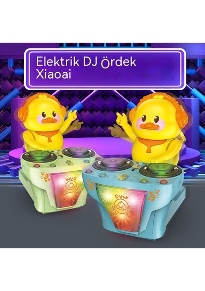 Elektrikli Çocuk Oyuncak Müzikli Işık Dj Evrensel Dj Küçük Sarı Ördek Şarkı Söyleyen ve Dans Eden Çocuk Oyuncağı (Yurt Dışından)