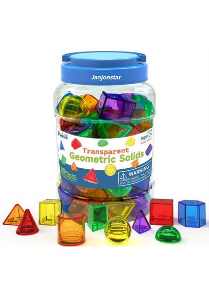 Konserve Erken Eğitim Öğretim Yardımcıları Üç Boyutlu Geometri Montessori Anaokulu Konserve Öğretim Yardımcıları (Yurt Dışından)