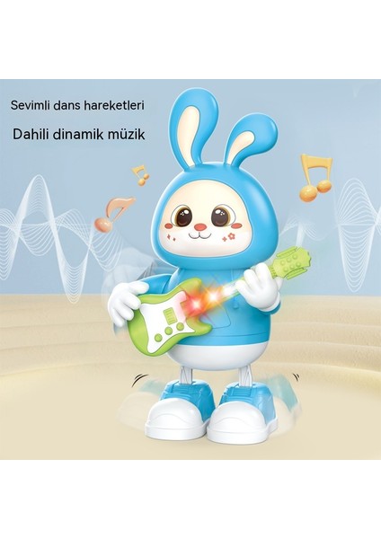 Yeni Sevimli Tavşan Gitarist Rock Müzik Dans Işık Eğitici Çocuk Elektrikli Oyuncak (Yurt Dışından) modelleri