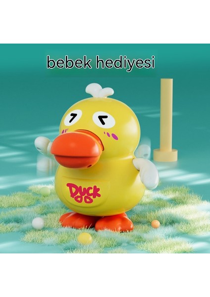 Çocuk Elektrikli Karikatür Sallanan Ördek Hafif Müzik Şarkı Söyleyip Dans Eden Küçük Sarı Ördek Elektrikli Oyuncak (Yurt Dışından)