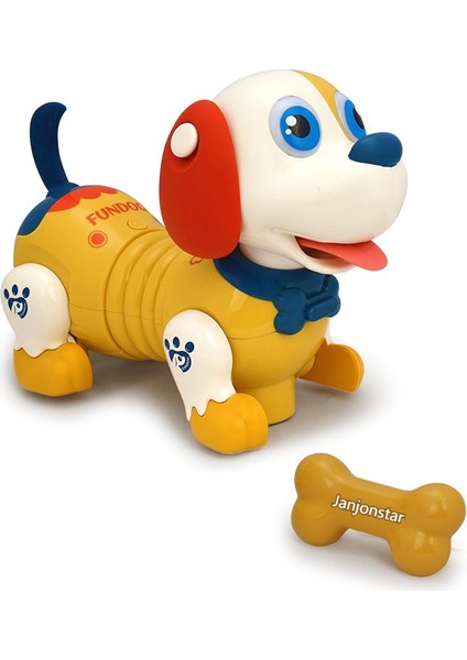 Çocuk Elektrikli Oyuncak Köpek Akıllı Robot Köpek Dokunmatik Sensör Baş ve Kuyruk Erken Eğitim Hikayesi Akıllı Köpek Oyuncak (Yurt Dışından)