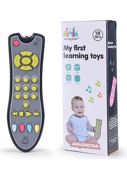 Bebek Tv Simülasyonu Uzaktan Kumanda Çocuk Müzik ile Ingilizce Öğrenme Uzaktan Kumanda Erken Eğitim Eğitici Bilişsel Oyuncaklar (Yurt Dışından)