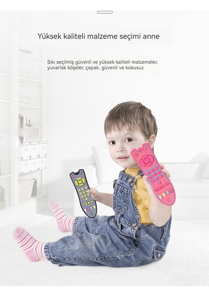 Bebek Tv Simülasyonu Uzaktan Kumanda Çocuk Müzik ile Ingilizce Öğrenme Uzaktan Kumanda Erken Eğitim Eğitici Bilişsel Oyuncaklar (Yurt Dışından)