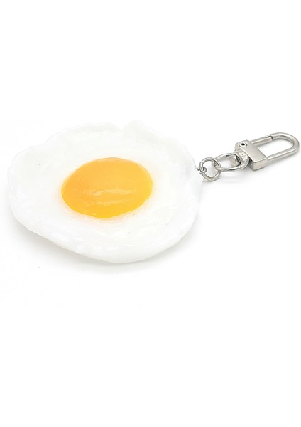 Sunny Side Up Omlet Yumurta Şeklinde Anahtarlık