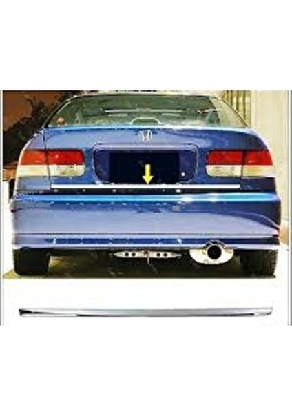 Honda Civic Krom Alt Bagaj Çıtası 1996-2001 P. Çelik