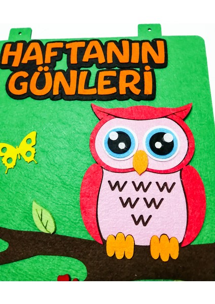 Haftanın Günleri (Keçe Eğitim Materyali) modelleri