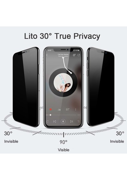 D+ Apple iPhone 13 Pro Max/14 Max Privacy Ekran Koruyucu
