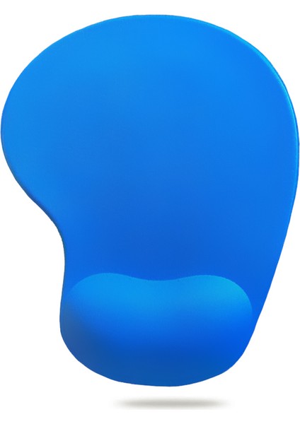 MP01 - Mavi Elips Bilek Destekli Mouse Pad | Konforlu, Kaymaz Taban, Ergonomik, Yumuşak, Ev,Ofis fiyatları