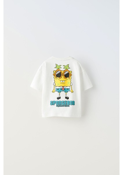 Spongebob Baskılı Çocuk T-Shırt