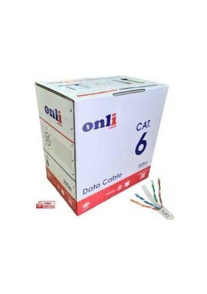 Onli U-Utp 23 Awg Cca 305 Metre Cat6 Kablo