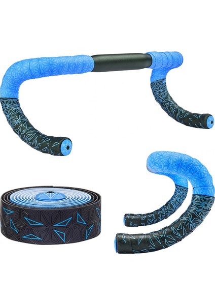 Dağ Yol Bisikleti Gidon Bandı Silikon Kaymaz Ter Emici Bisiklet Kolu Kayışı Şok Emici Bisiklet B (Yurt Dışından) indirimleri