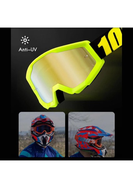 Bisiklet Gözlükleri Gözlüğü Motosiklet Motokros Gözlükleri Mx Trail Gözlüğü Gökkuşağı Bisiklet Yarış Gözlükleri Bisiklet Ekipmanları 4 (Yurt Dışından)
