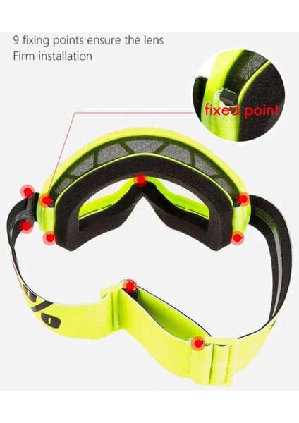 Bisiklet Gözlükleri Gözlüğü Motosiklet Motokros Gözlükleri Mx Trail Gözlüğü Gökkuşağı Bisiklet Yarış Gözlükleri Bisiklet Ekipmanları 4 (Yurt Dışından)