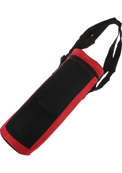 Su Şişesi Soğutucu Tote Çanta Evrensel Su Şişesi Kılıfı Yüksek Kapasiteli Yalıtımlı Soğutucu Çanta Açık Kamp Yürüyüş, Kırmızı (Yurt Dışından) modelleri