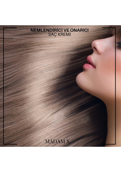 x Mucizevi Saç Güzelleştirici Krem 300 ml - Keratinli Saç Kremi Durulama Gerektirmez indirimleri