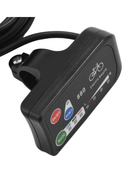 Elektrikli Bisiklet Ekranı 24V 36V 48V Ebike Akıllı Kontrol Paneli LCD Ekran LED880 Su Geçirmez Kt Denetleyici Için (Yurt Dışından)
