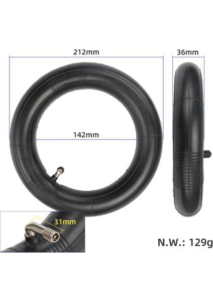 8,5 Inç Dışa Bakan 90 Derece Kalınlaştırılmış Iç Boru 8 1/2x2 (50-156) Butil Kauçuk Kalınlaştırılmış Iç Boru (Yurt Dışından) fiyatları