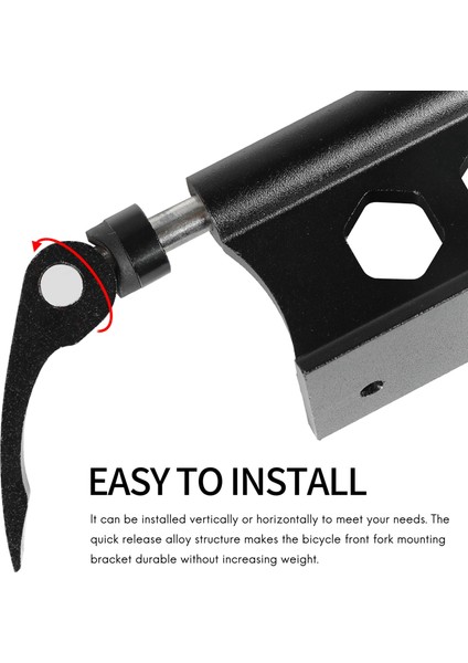 2 Paket Bisiklet Çatalı Montaj Mtb Bisiklet Rafı Hızlı Bırakma Çatal Blok Kamyon Montaj Bisiklet Taşıyıcı Sabit Klip Bagaj Rafı (Yurt Dışından) fırsatları