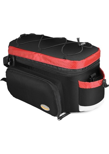 Bisiklet Su Geçirmez Pannier Çanta Büyük Kapasiteli Dayanıklı Arka Koltuk Bagaj Çantası Bagaj Taşıyıcı Bisiklet Kılıfı, Kırmızı (Yurt Dışından)