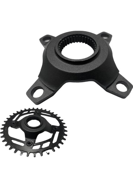 E-Bıke Orta Motor Aynakol Adaptörü Örümcek Zincir Halkası Adaptörü 104BCD Bisiklet Aynakol Bafang M500 M510 M600 M620 G510 (Yurt Dışından) fırsatları